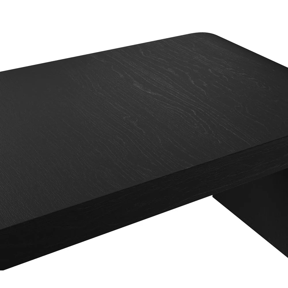 Lake Black Ash Wood Arc Coffee Table